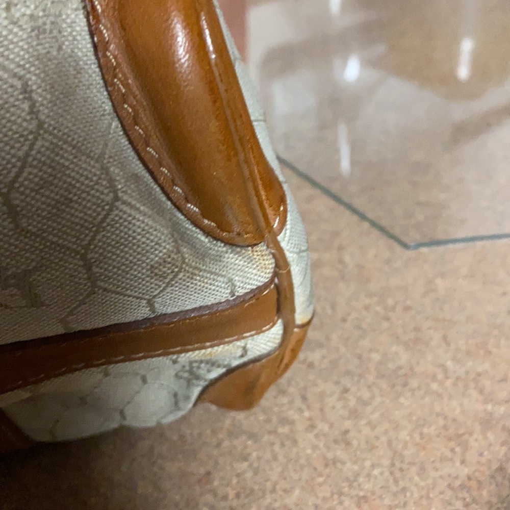 Dior Vintage Honeycomb Satchel - Picture 14 of 16